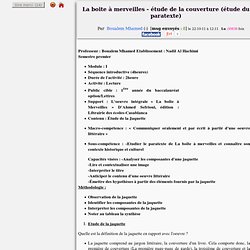 Fiche pedagogique la boite a merveilles