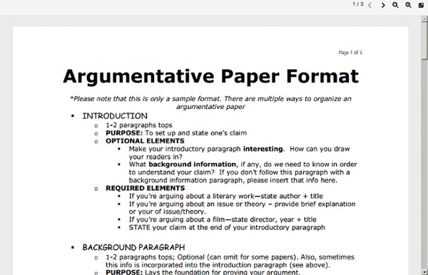 rough draft essay example argumentative