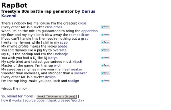 Roast Rap Generator