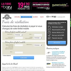 calcul des frais